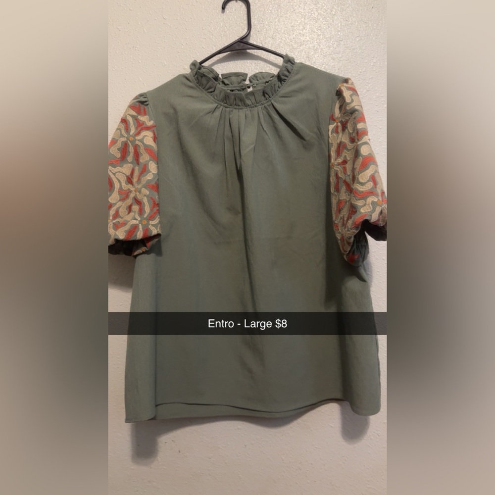 Entro Bubble Sleeve top